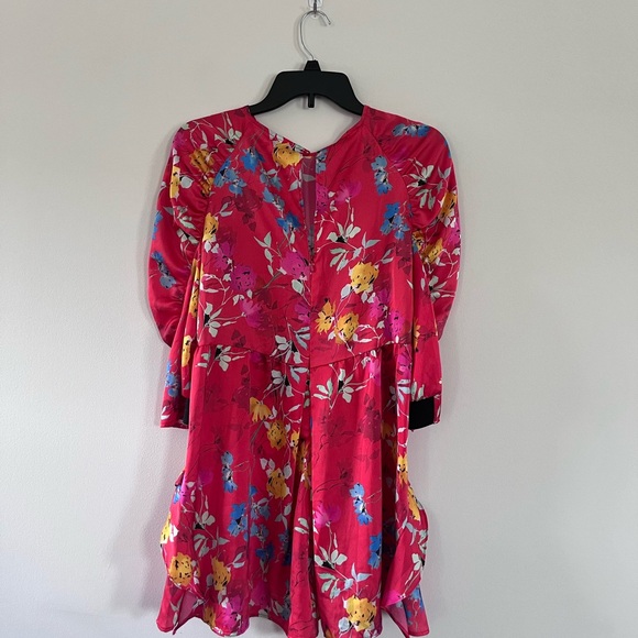 ZARA Floral Frill Romper Ruffle Romper Sz Medium Multicolor - Picture 10 of 12